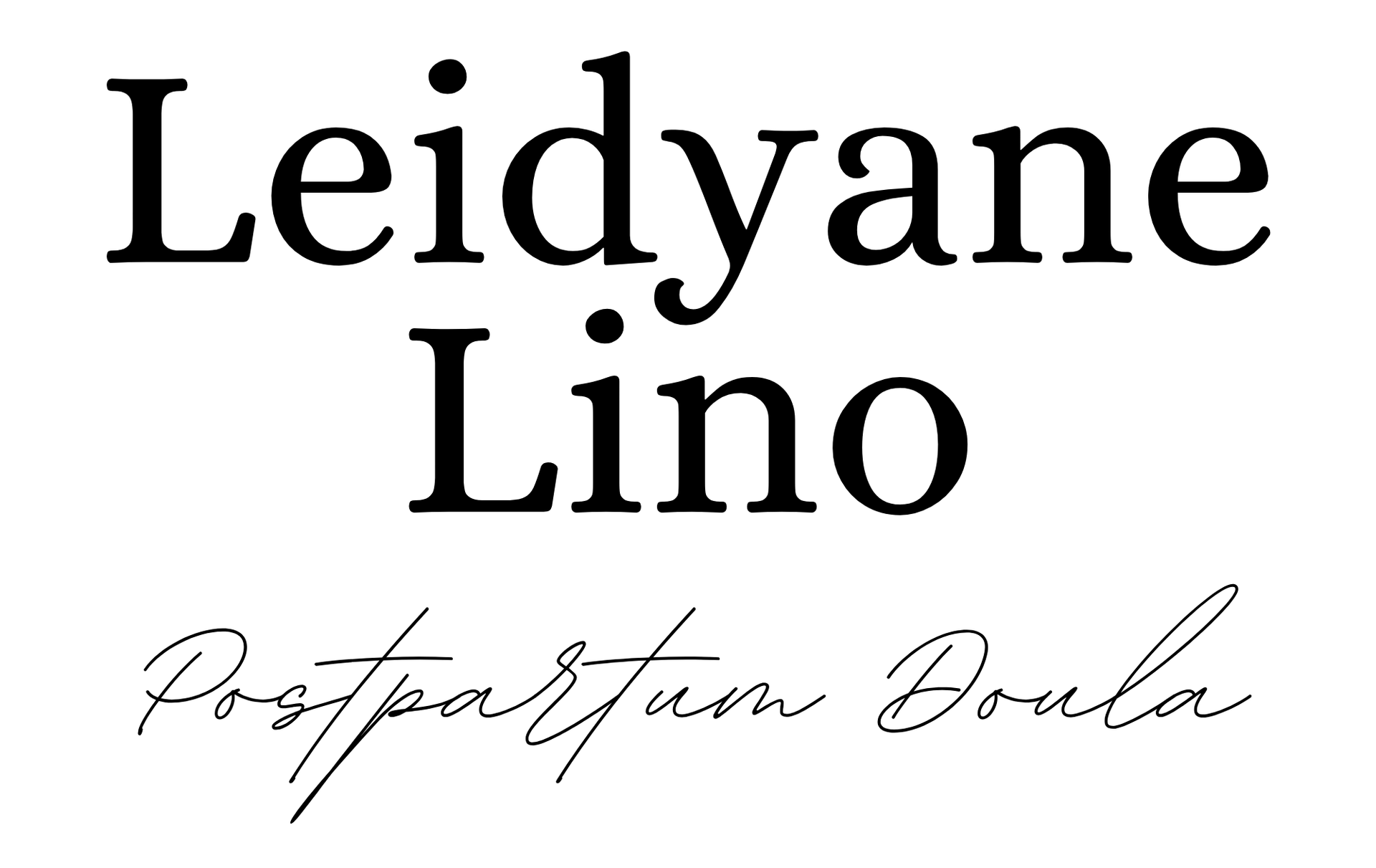 Leidyane Lino Postpartum Doula logo